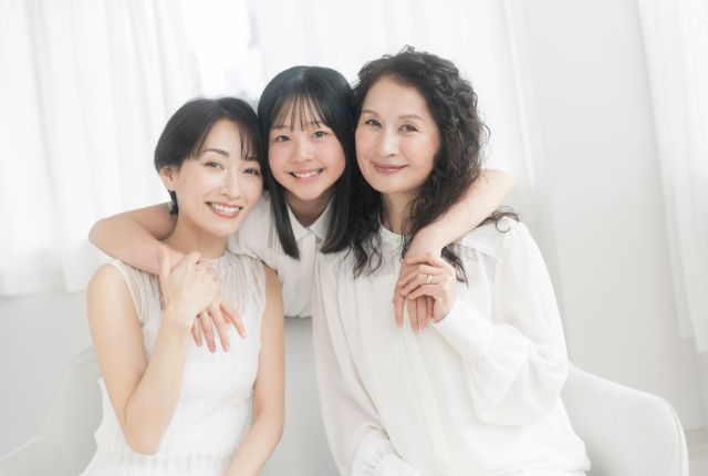 3世代の女性
